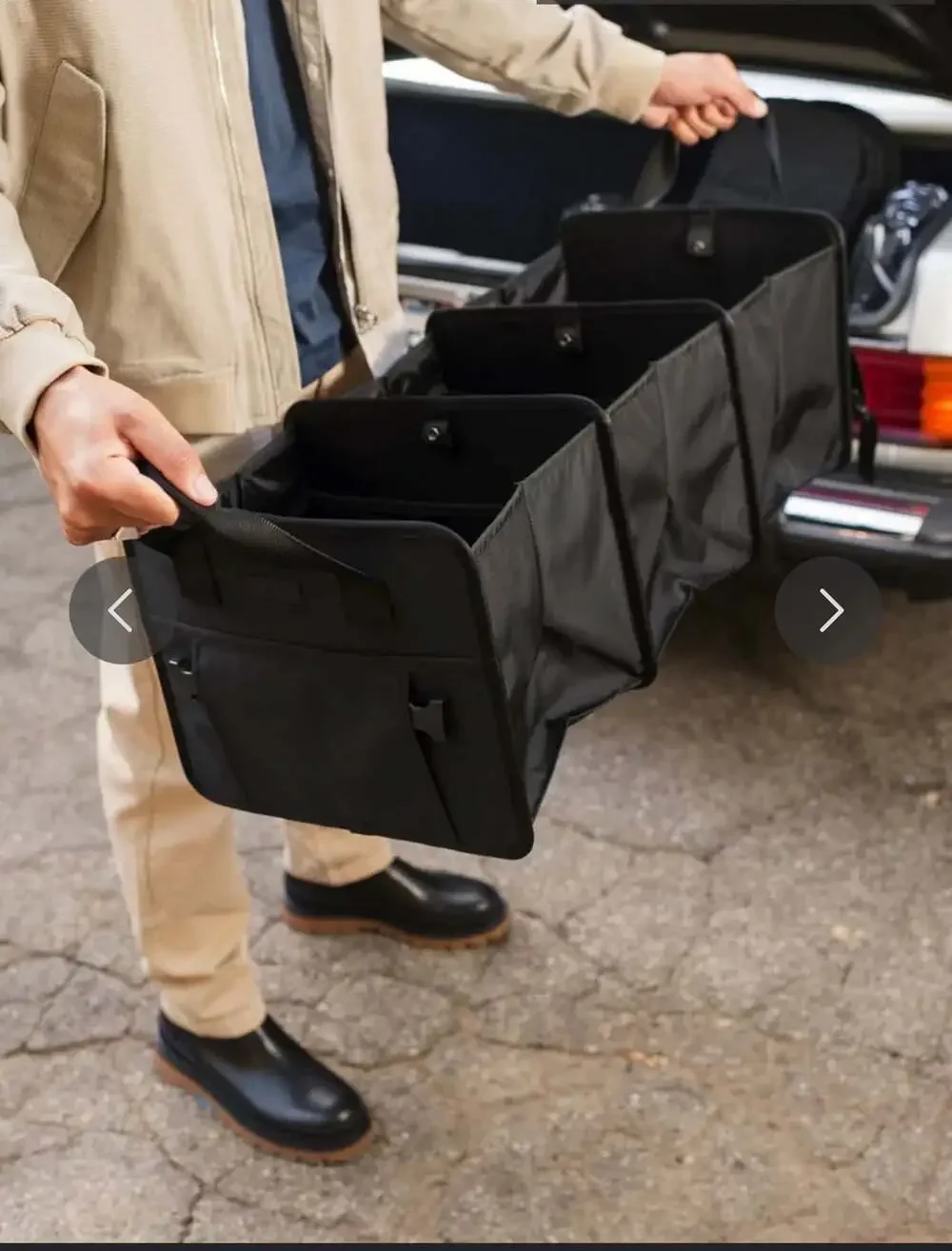 Calpak Car Trunk Organizer Black
